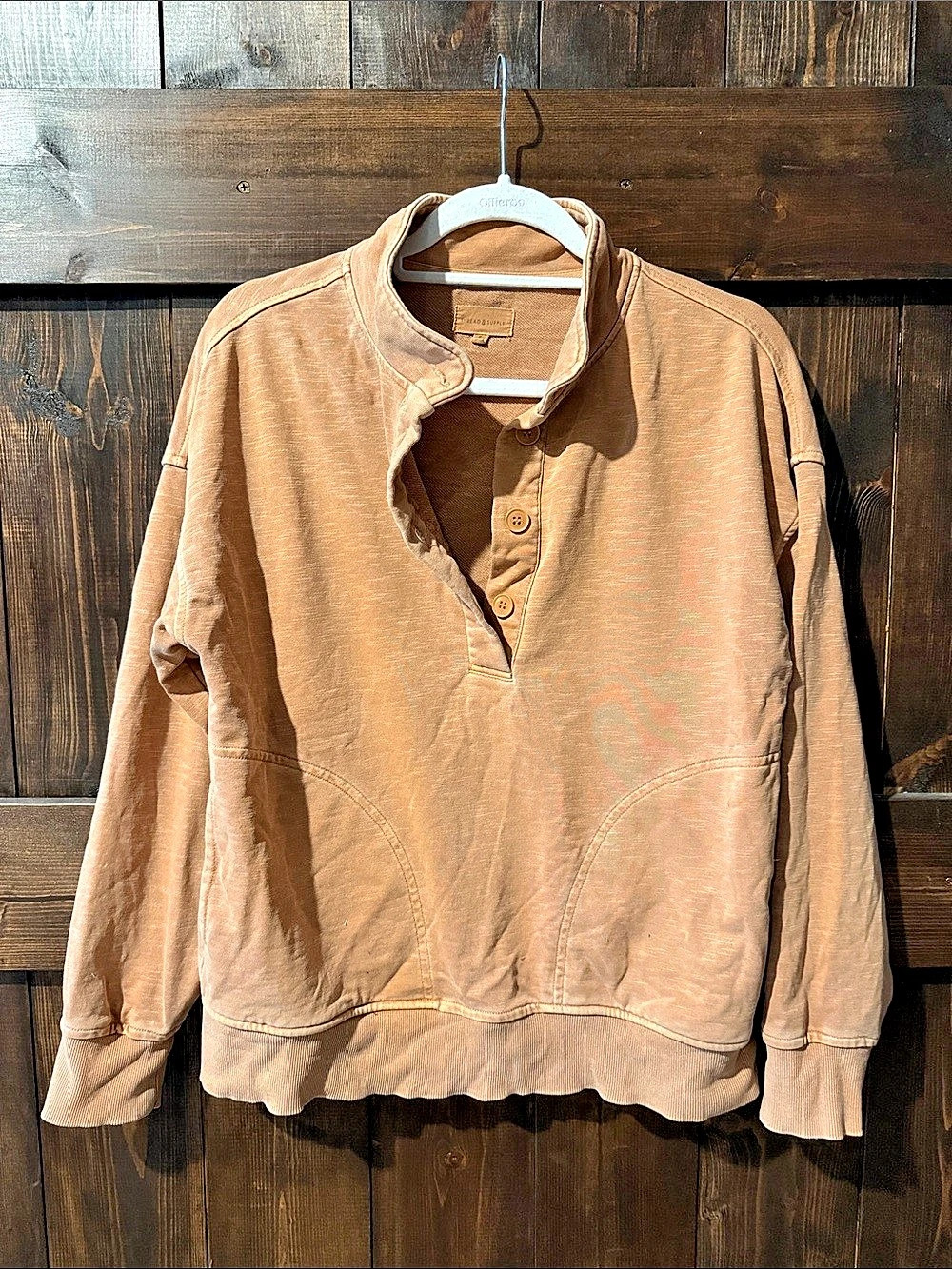 Thread and Supply Pullover Cotton Blend Pullover Size small